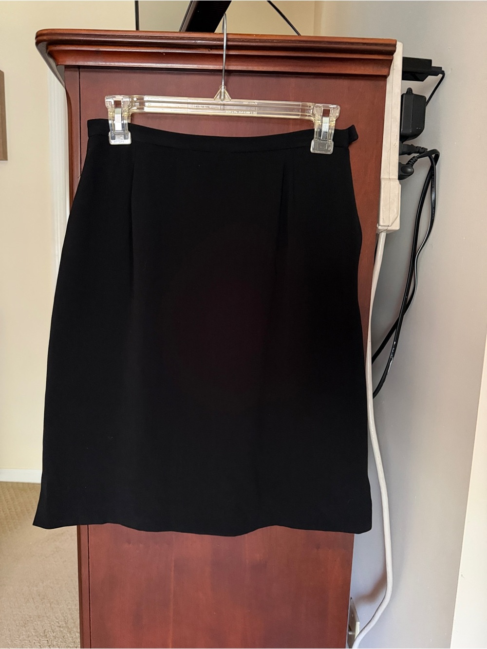 Emanuel Ungaro Black Pencil Skirt